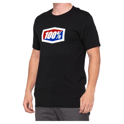 100% Official T-Shirt Black * Motorcycles R Us