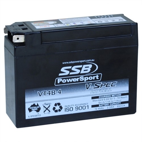 SSB 12V V-Spec High Performance AGM Battery - VT4B-4 * Motorcycles R Us