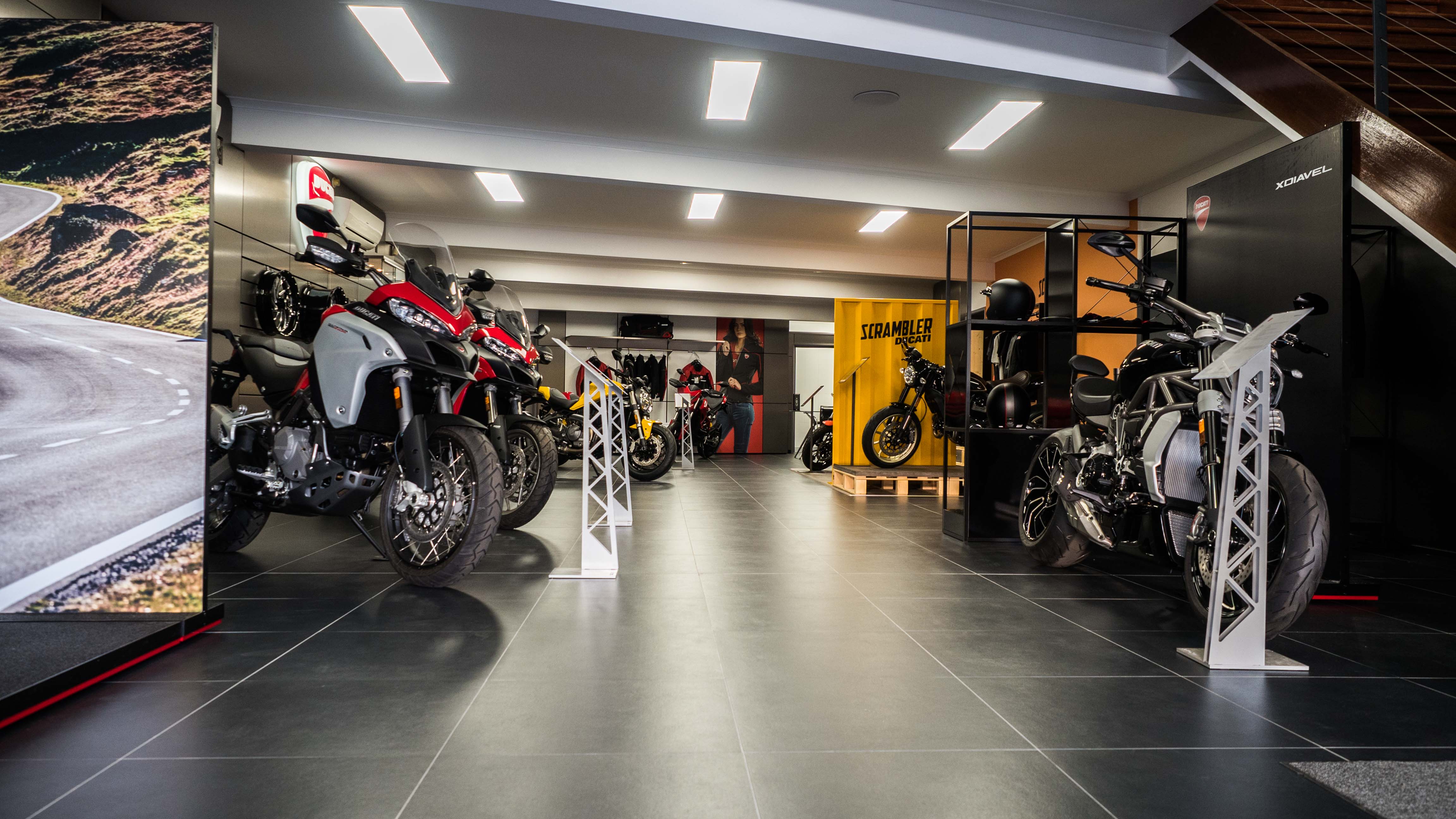 Meet the best and latest Ducati showroom in Brisbane.